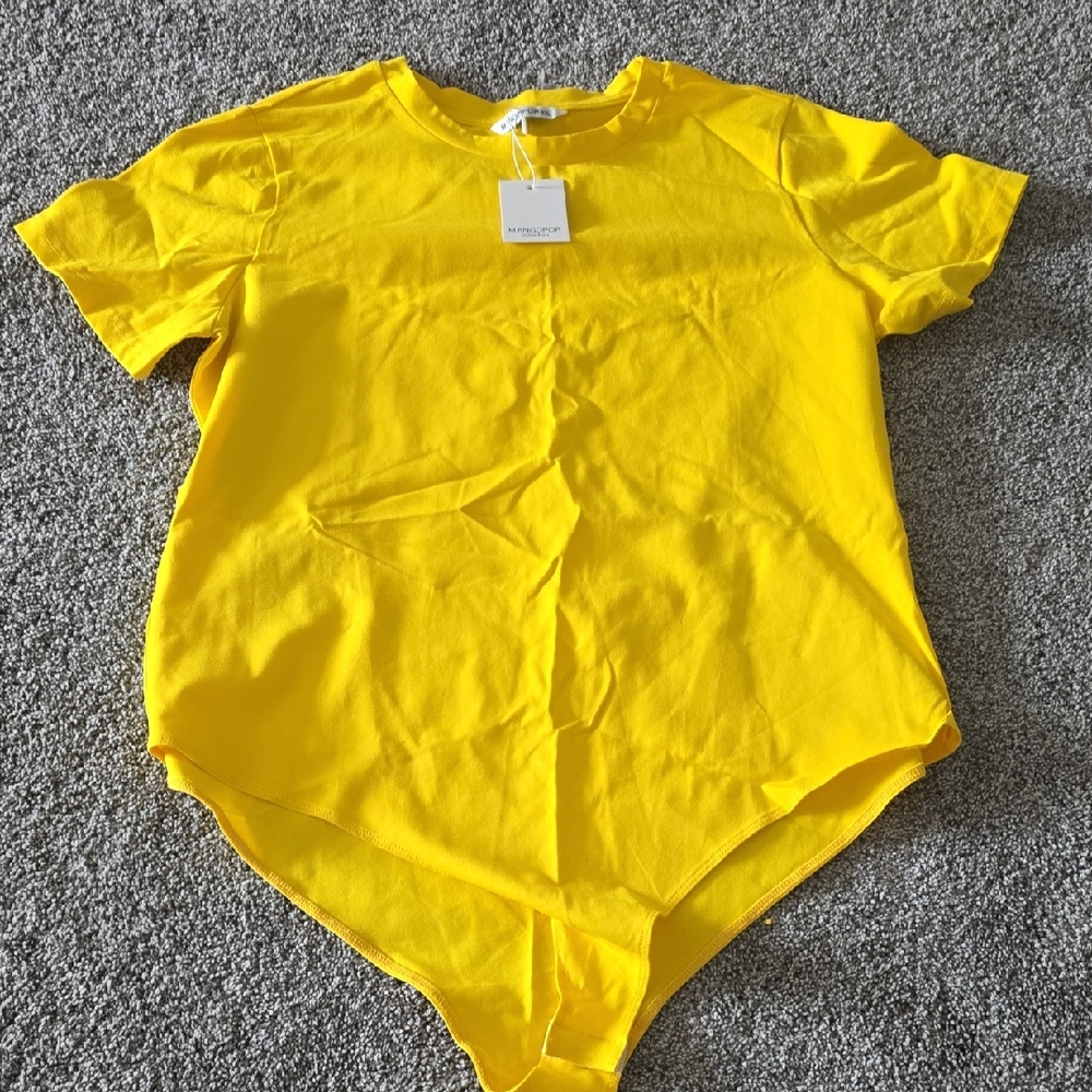 Mango Bright Yellow Women's Bodysuit